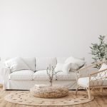 Ratanový nábytok v obývačke