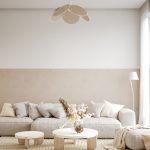 bielo béžová obývačka