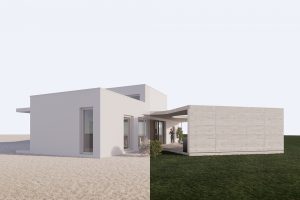 Hlavná vizualizácia - Projekt rodinného domu P111