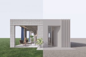 Hlavná vizualizácia - Projekt rodinného domu P11