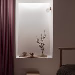Osvetlená nika v spálni - Casa Olivar v Madride
