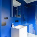 Modrá kúpeľňa - Trojpodlažný dom v Českých Budějoviciach