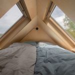 Priestor na spanie pod strechou - Mobilný drevodom Zašívárna