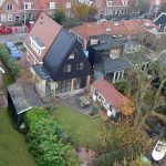 Pohľad z vtáčej perspektívy - Rozšírenie staršieho domu v Amsterdame