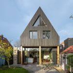 Exteriér prístavby - Rozšírenie staršieho domu v Amsterdame