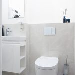 Záchod - Rekonštrukcia bytu s prvkami funkcionalizmu v Brne