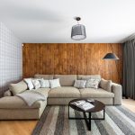 Obývačka - Premena hotelového mezonetu na bývanie