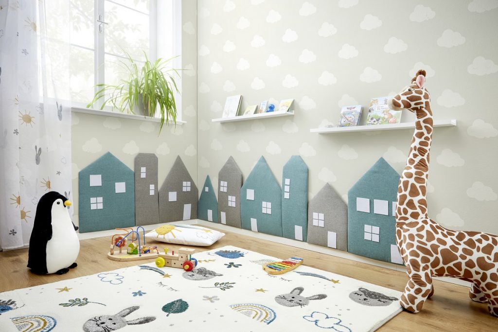 Dekorácia do detskej izby: Domčeky na stenu