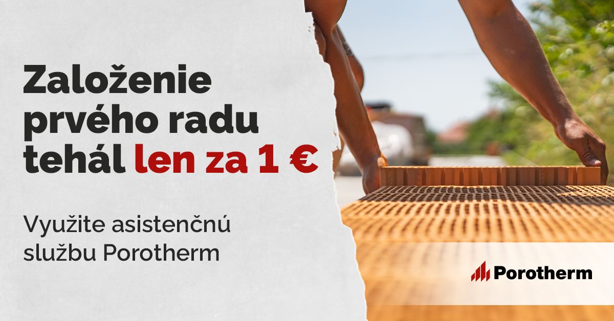 Ak sa pri zakladaní stavby chcete vyhnúť chybám, využite asistenčnú službu Wienerberger iba za 1 euro.