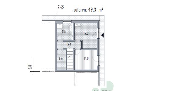 Projekt rodinného domu SK home 2201