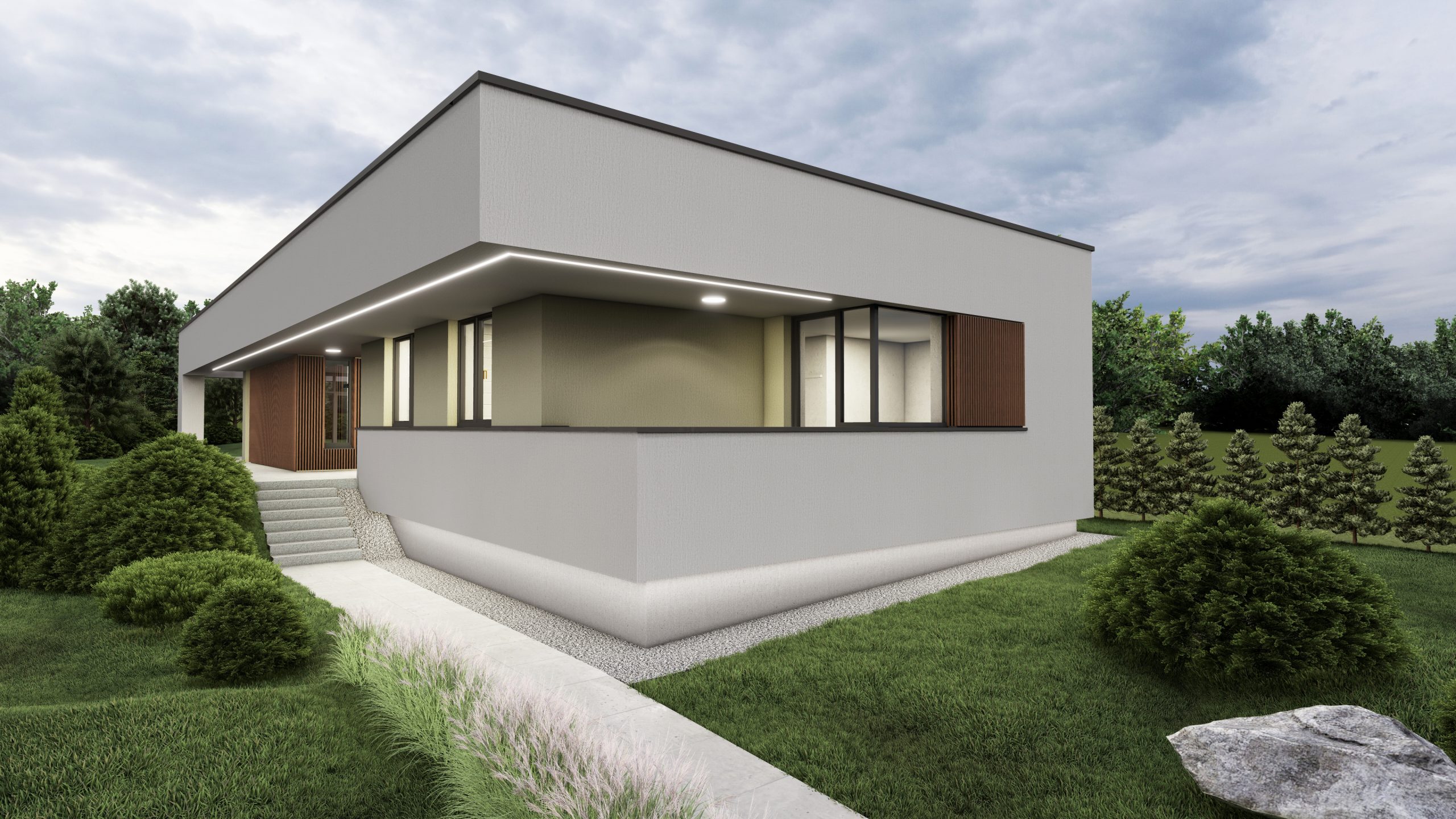 Projekt rodinného domu RD Bretejovce