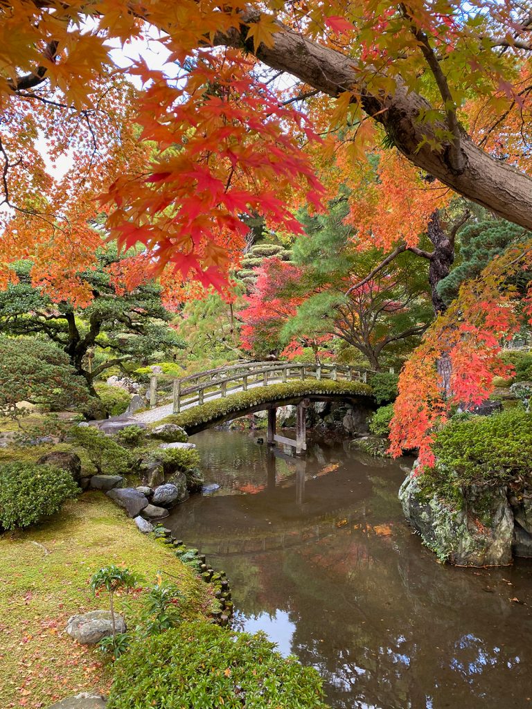 Japonská záhrada Kyoto Gyoen National Garden