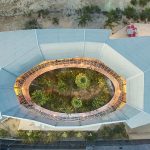 Elipsovitá vnútorná záhrada - Klimatický dom v Španielsku