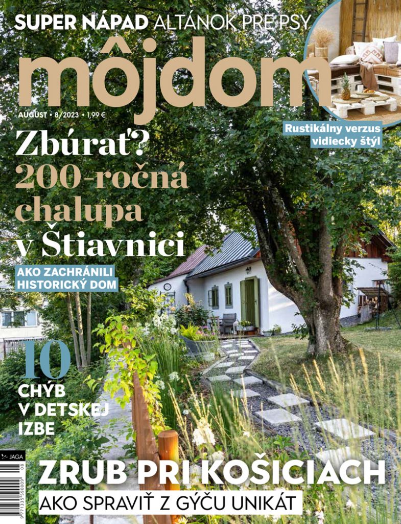 Titulka časopis Môjdom 08/2023