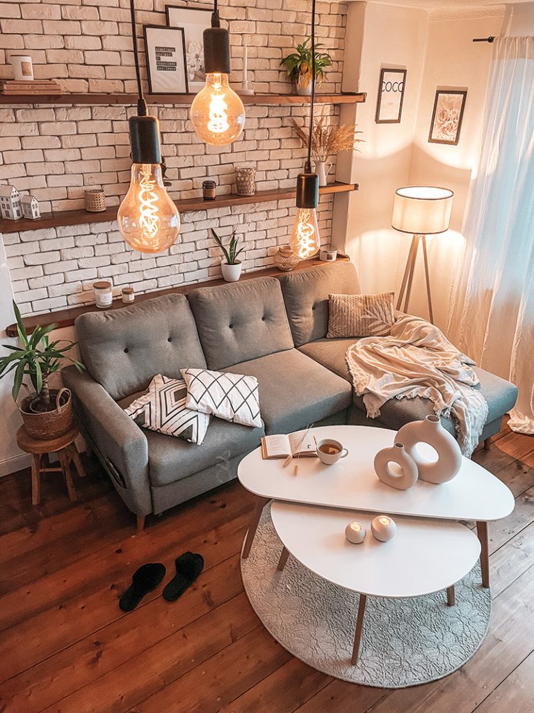 Útulná obývačka - Byt influencerky v Prahe