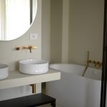 Kúpeľňa v minimalistickom dizajne
