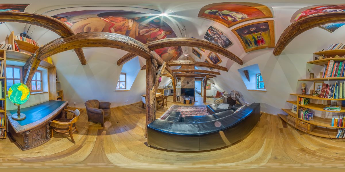 360-stupňová panoráma.