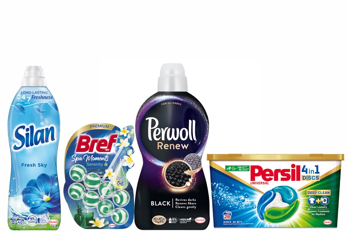 Produkty od spoločnosti Henkel.