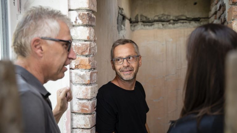 Architekt Martin Doršic s klientmi.