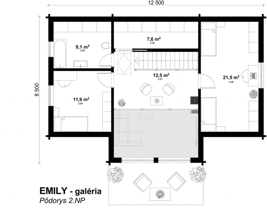 Projekt rodinného domu EMILY