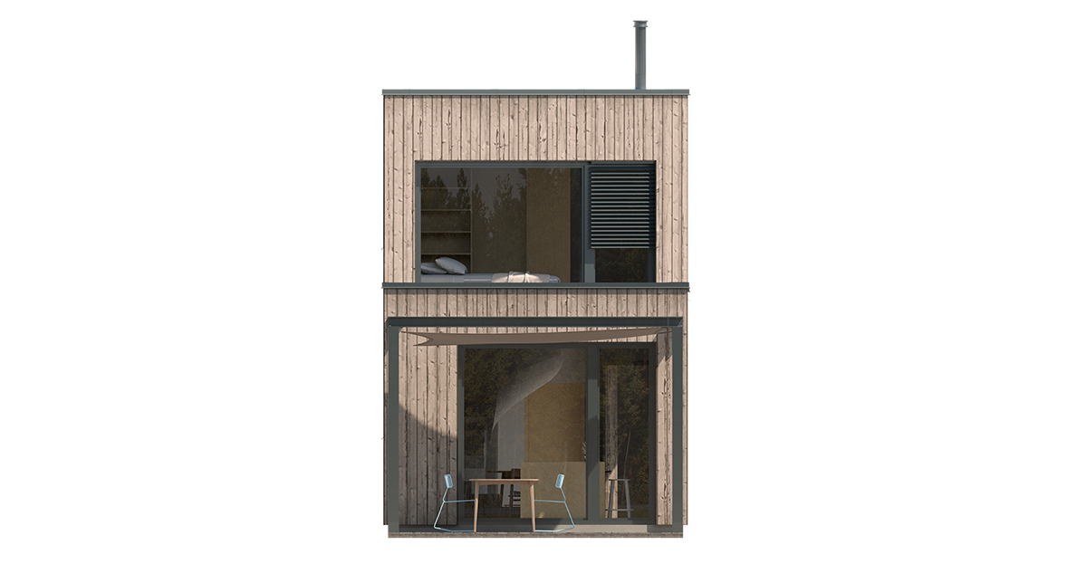 Projekt rodinného domu BUNGALOV 2401