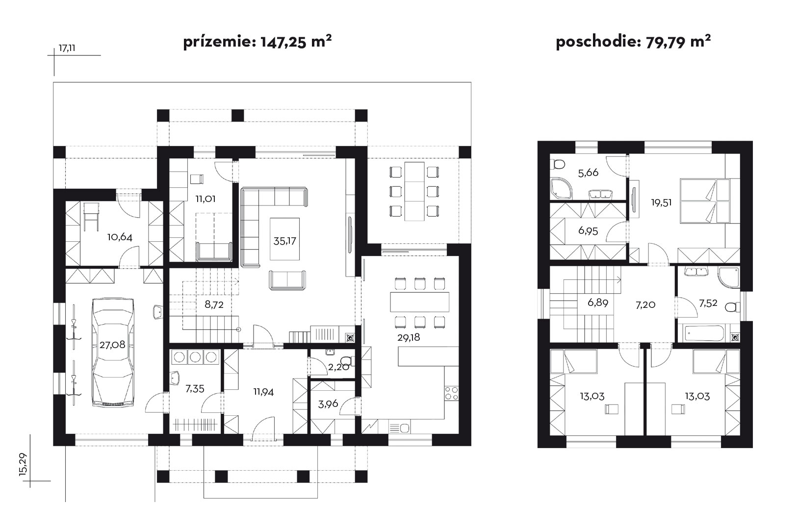 Projekt rodinného domu Javijani 143