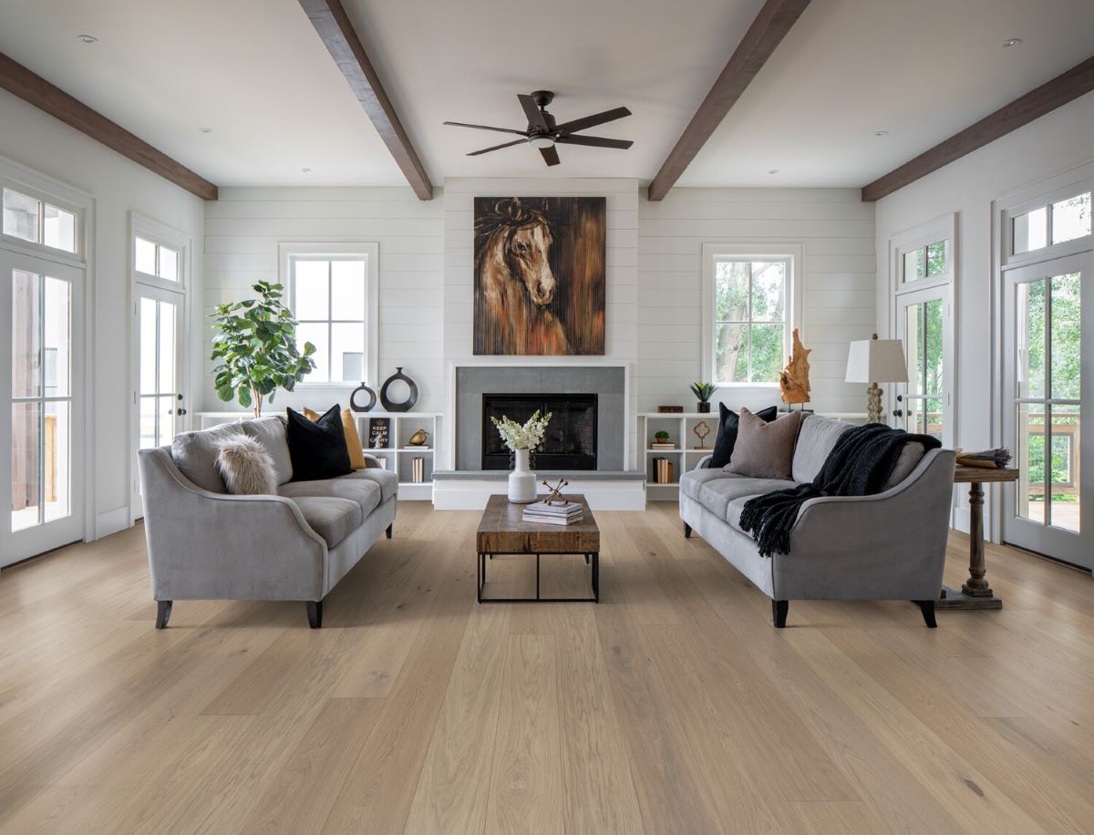 Woodura Planks LOSHULT 3.0 L, Oak, Misty white, Select.