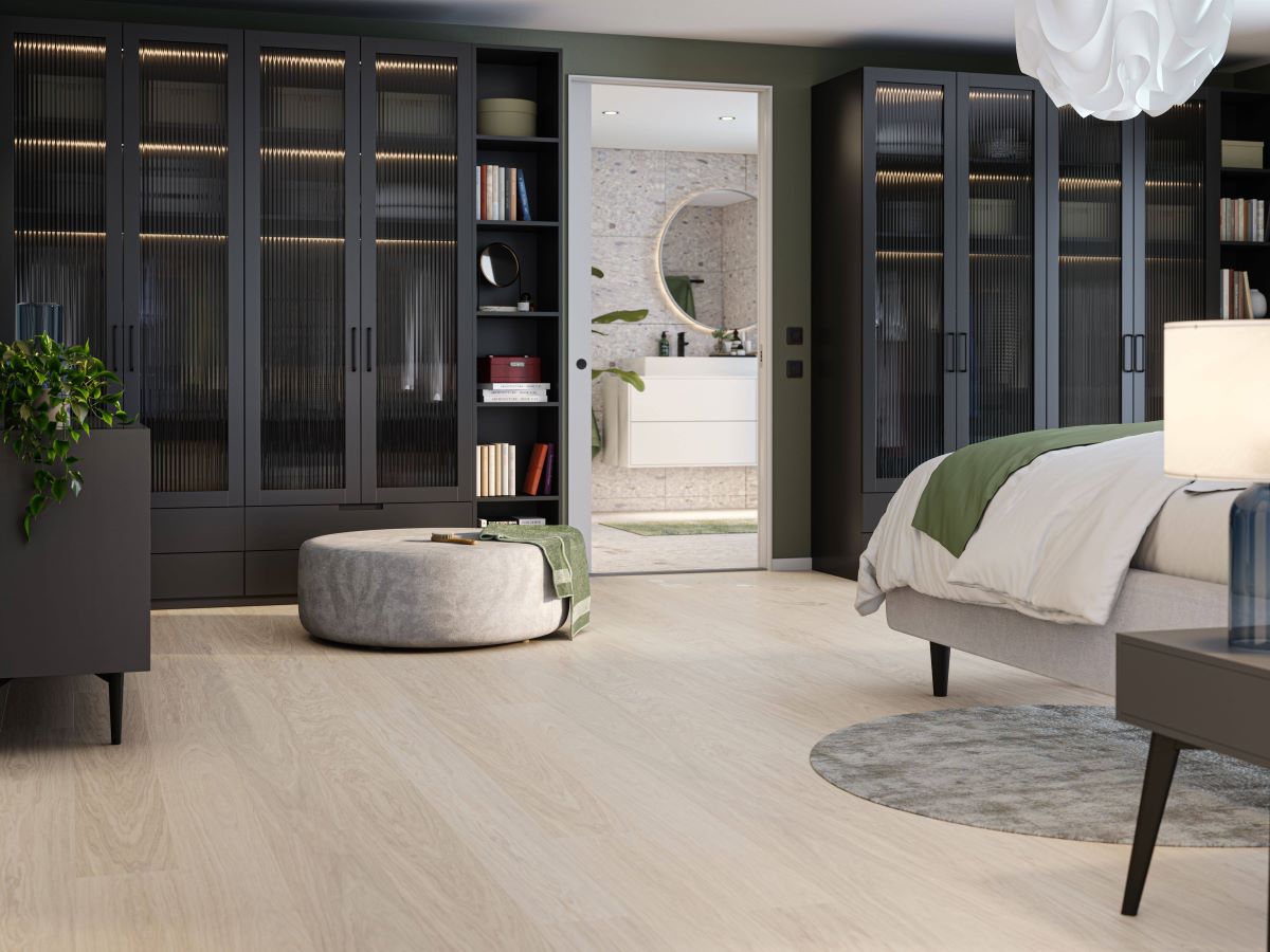Woodura Planks VISTORP 3.0 L, Oak, Powder white, Select.
