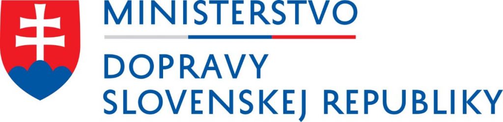 Logo Ministerstva dopravy SR.