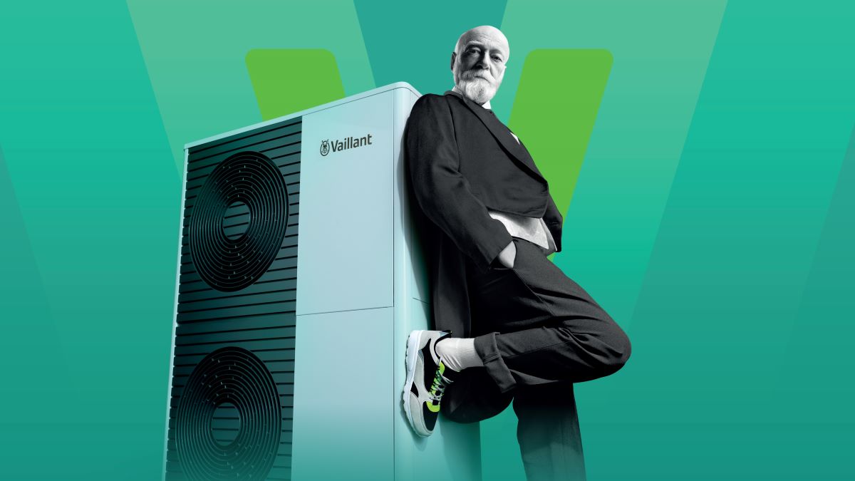 Tepelné čerpadlo aroTHERM plus a zakladateľ značky Johann Vaillant.