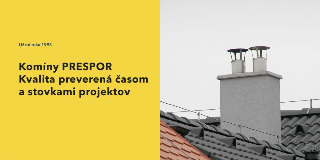 Banner na komíny Prespor.