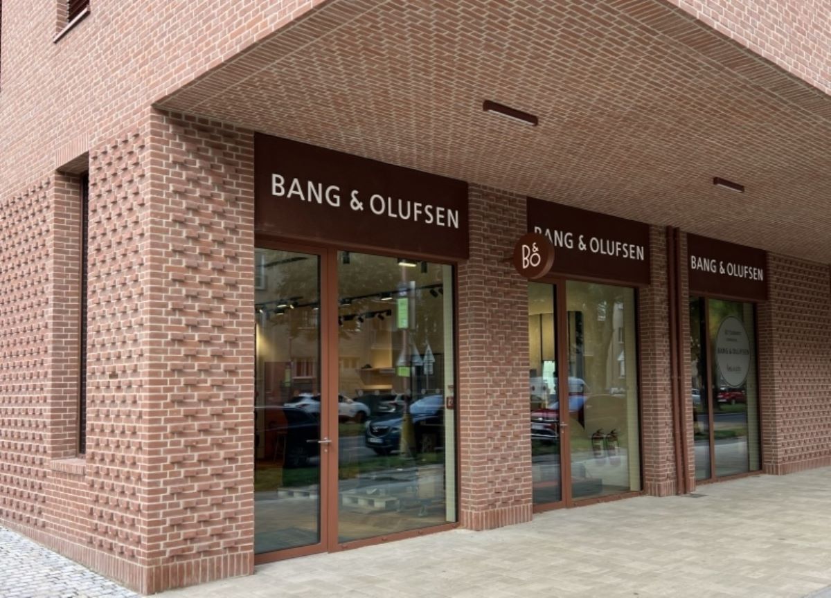 Exterér predajne Bang & Olufsen.