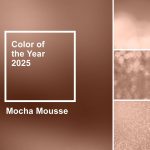 Pantone farba roka 2025 Mocha Mousse.