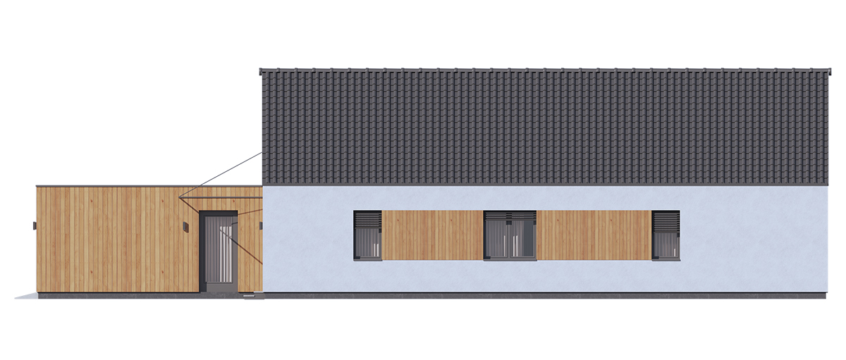 Projekt rodinného domu Katka 59
