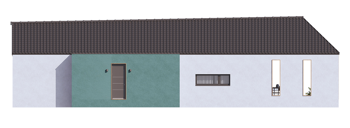 Projekt rodinného domu Kristína 67