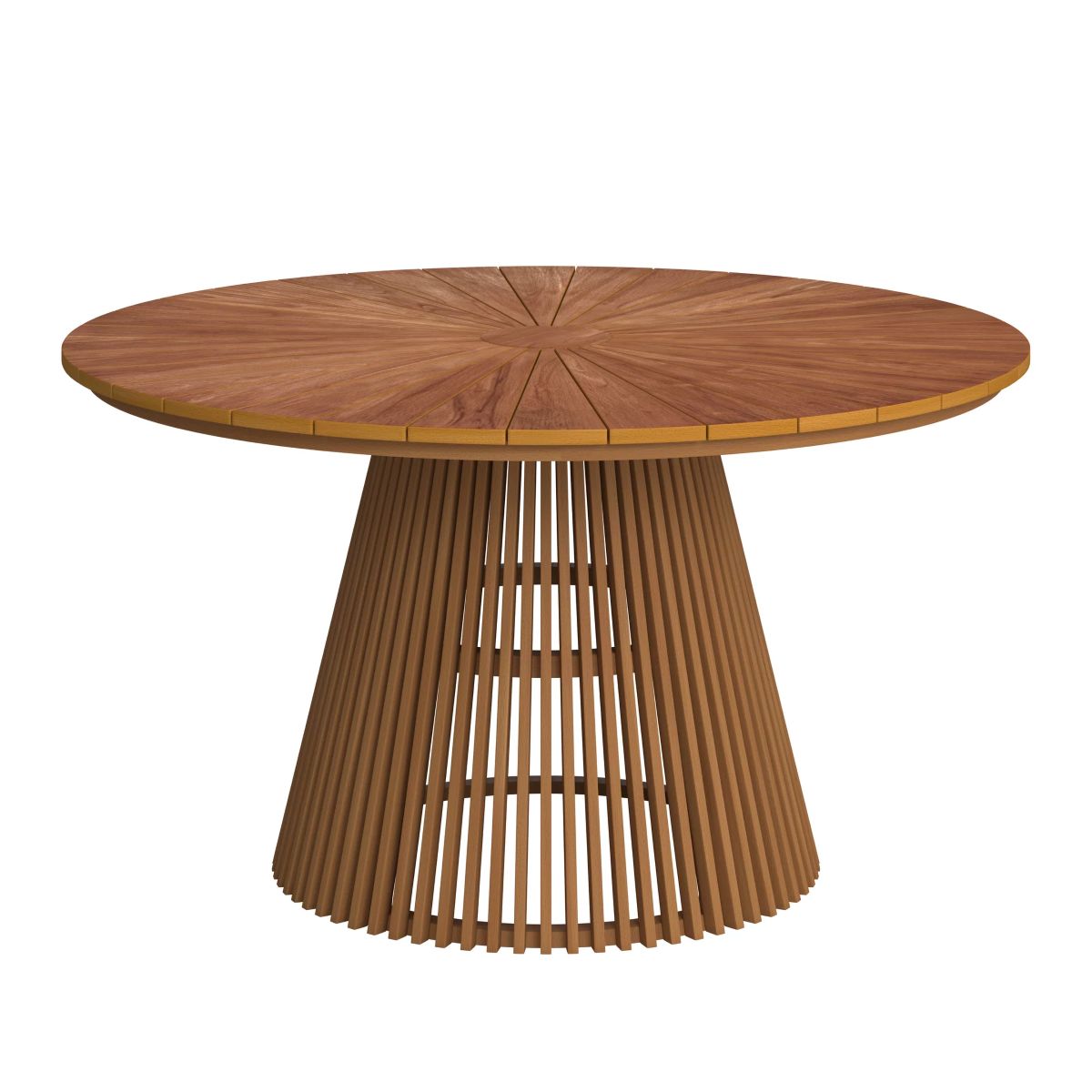 Záhradný stôl Santorin: materiál tíkové drevo rozmery 140 × 76 × 140 cm cena 399 €.