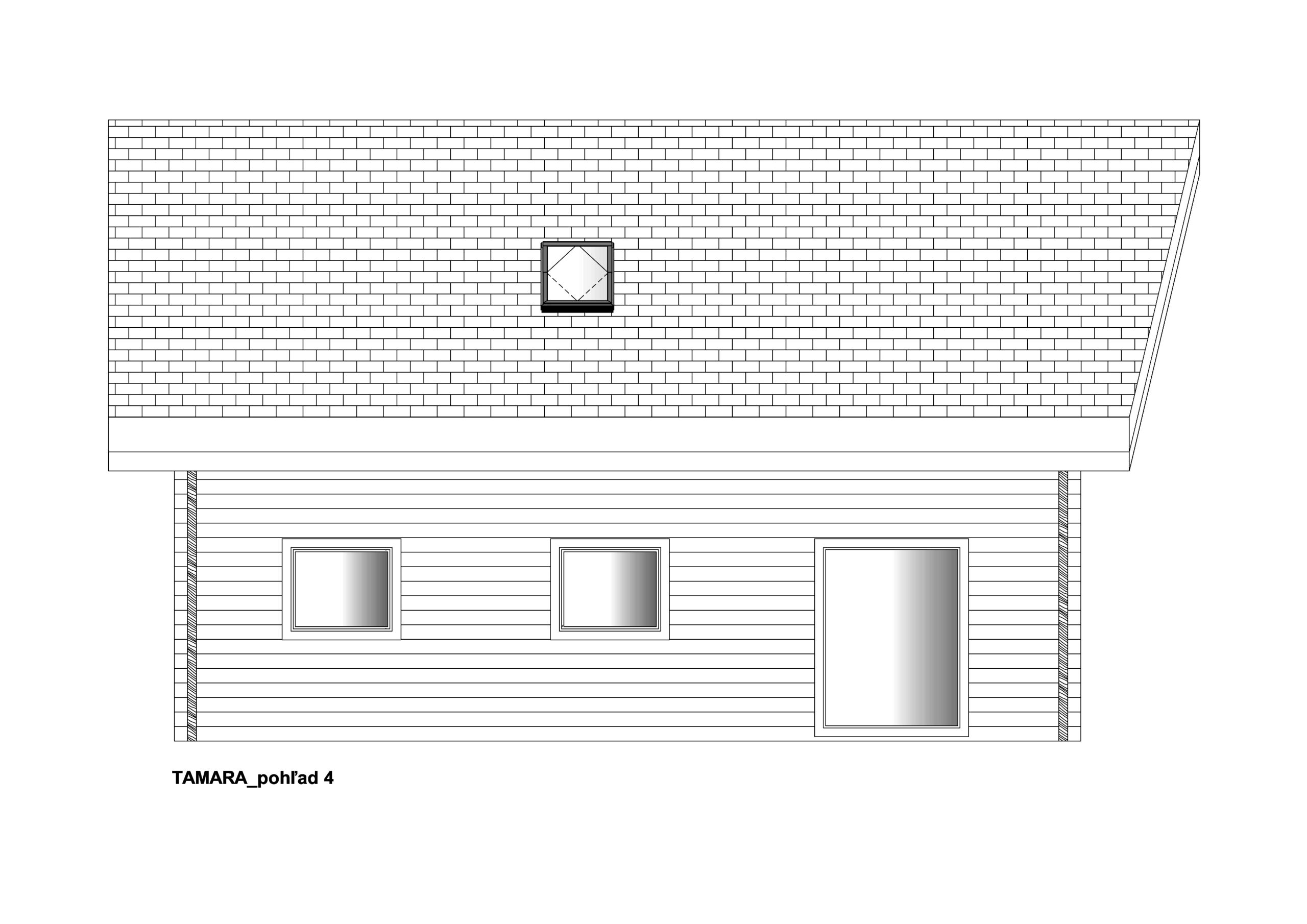 Projekt rodinného domu Tamara S