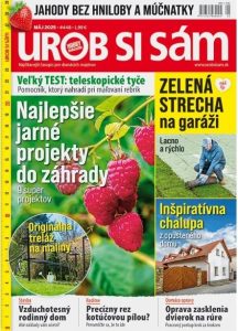 Titulka časopisu Urob si sám máj/2025