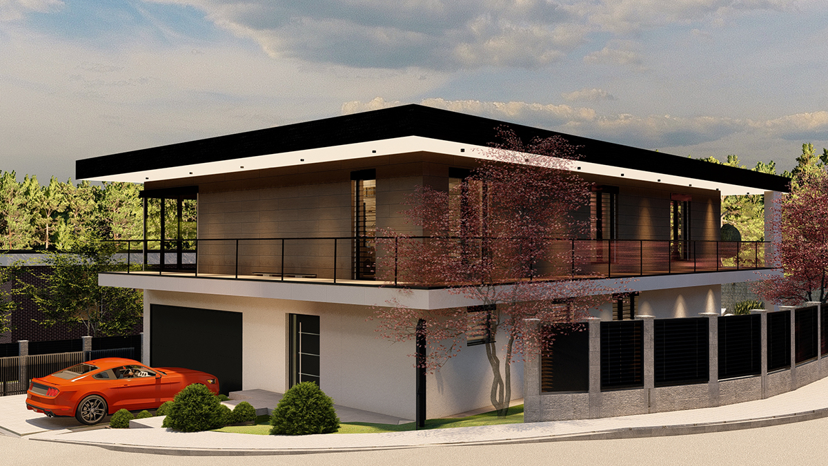 Projekt rodinného domu Vila Pršany