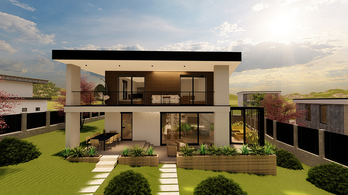 Projekt rodinného domu Vila Pršany