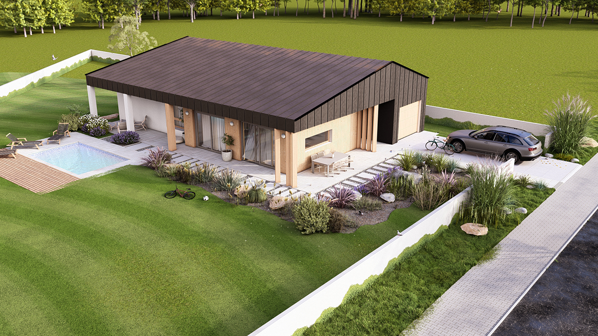 Projekt rodinného domu Vila Spišská