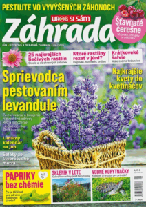 Titulka časopisu Záhrada 06/2025