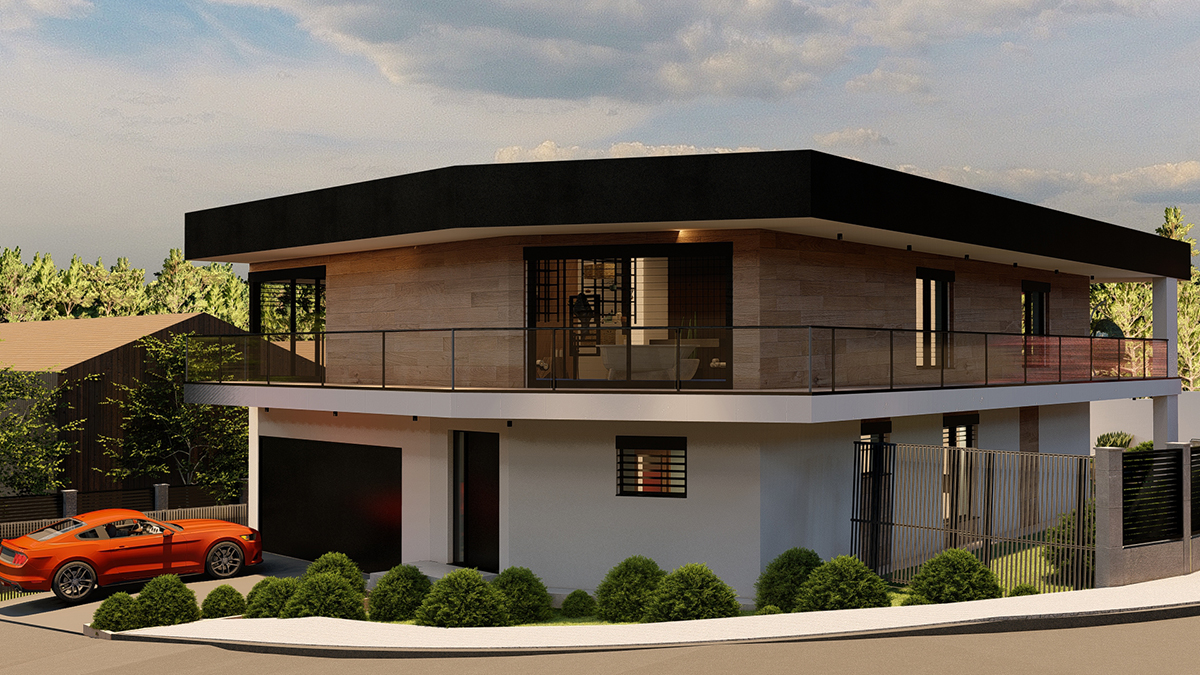 Projekt rodinného domu Vila Pršany