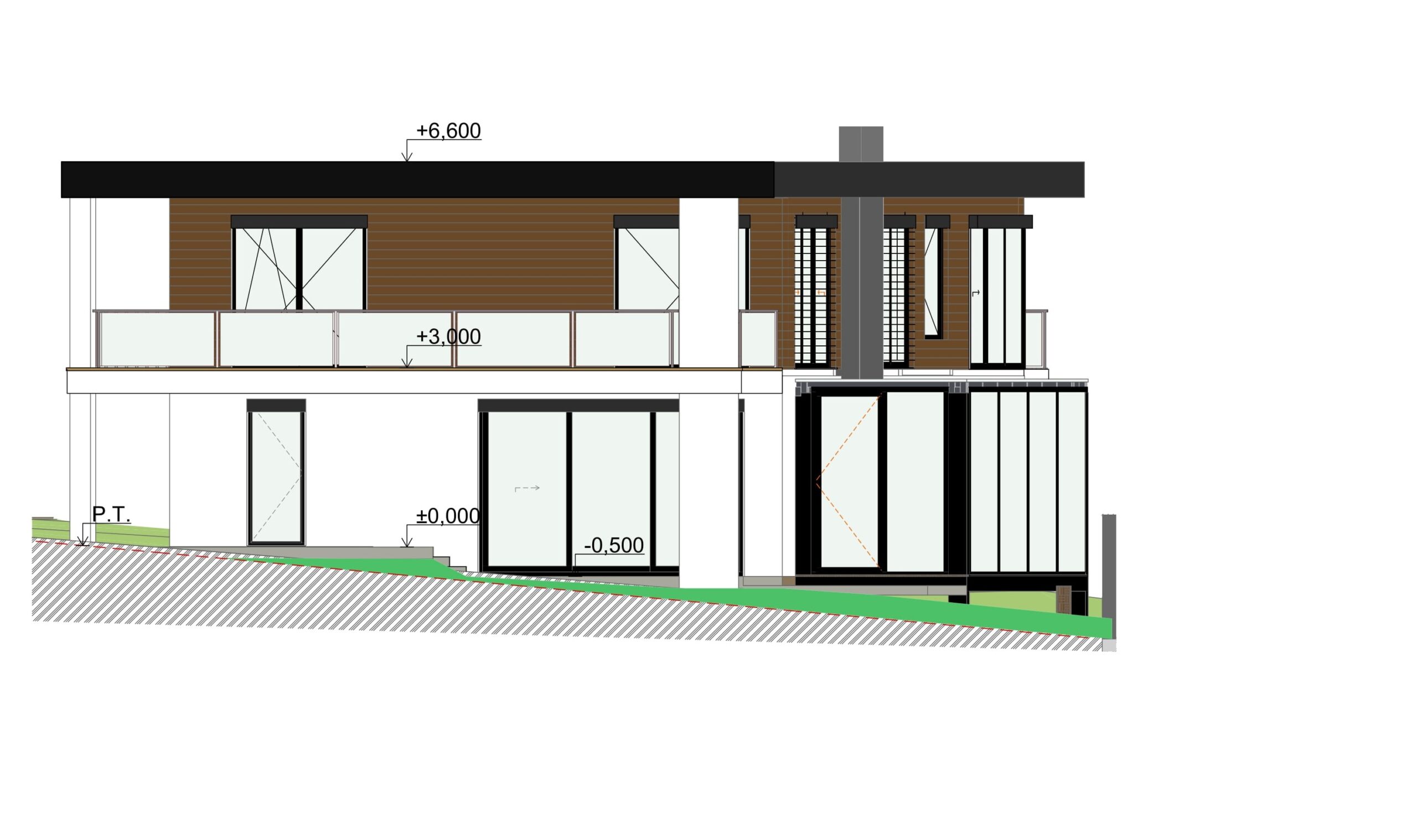 Projekt rodinného domu Vila Pršany