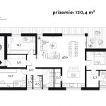 Projekt rodinného domu Bungalov 2104