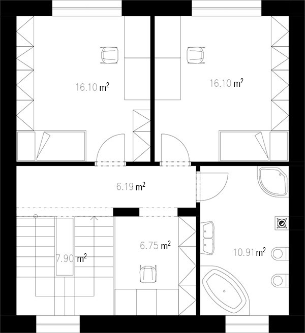 Projekt rodinného domu Javijani 79