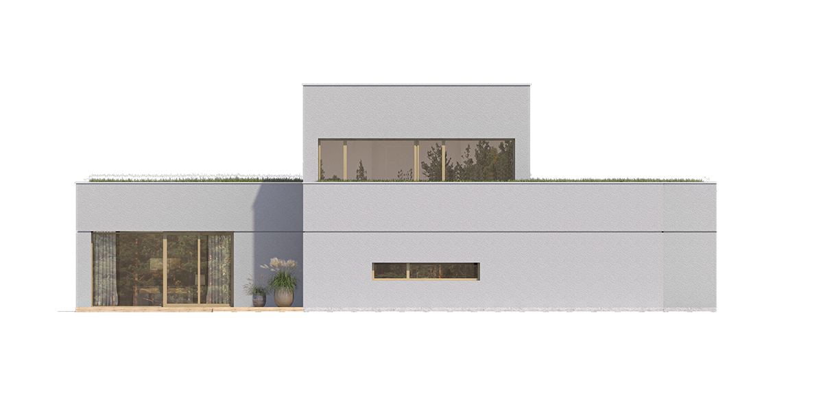 Projekt rodinného domu Poschodový 2501