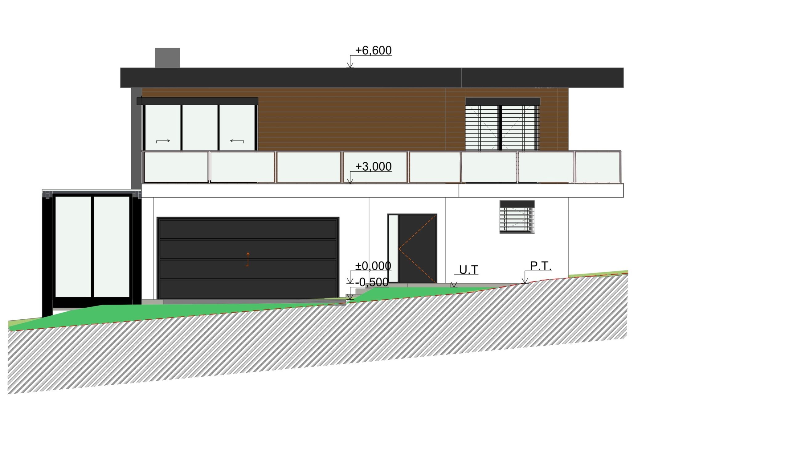 Projekt rodinného domu Vila Pršany