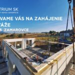 Pozvanie na otvorenie montáže domu v Zamarovciach.
