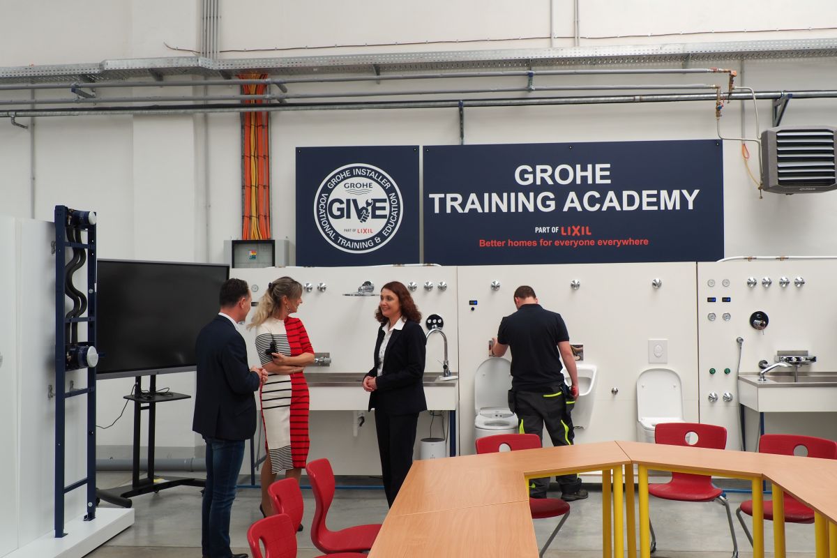 Otvorenie Grohe Training Academy.